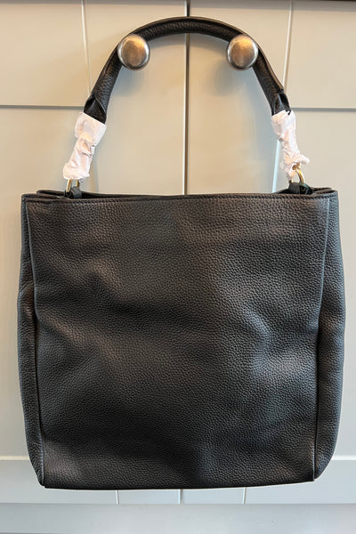 New Hobbs Black Leather Bag