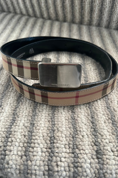 Burberry Leather Belt