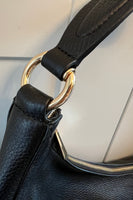New Michael Kors Black Leather Bag
