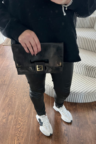 Fendi Leather Clutch Bag