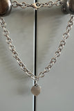 Tiffany And Co Vintage Silver Heart Necklace