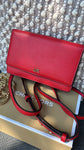 Michael Kors Red Leather Crossbody Bag with Interchangeable Straps