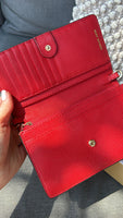 Michael Kors Red Leather Crossbody Bag with Interchangeable Straps