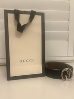 Gucci Reversible Leather Belt